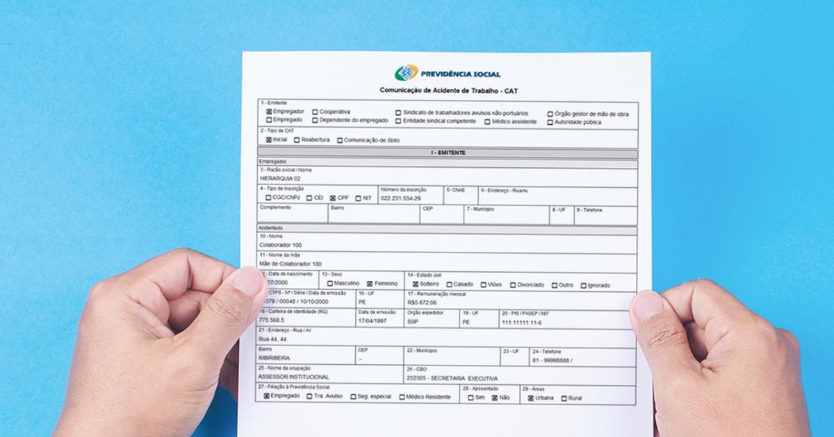prazo legal para abrir a CAT